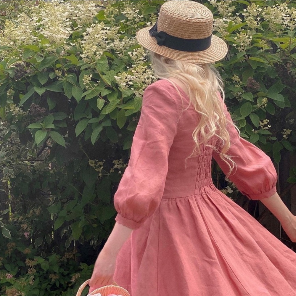 Son de Flor Mini Carmen Dress, 3/4 Sleeve 💗✨🧺
